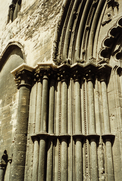 Vorschaubild Halberstadt, Dom, Westportal, li. Gewände (Foto von 1990)